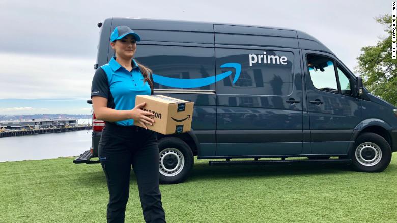 ¿Has visto alguna furgoneta de Amazon repartiendo en tu ciudad?