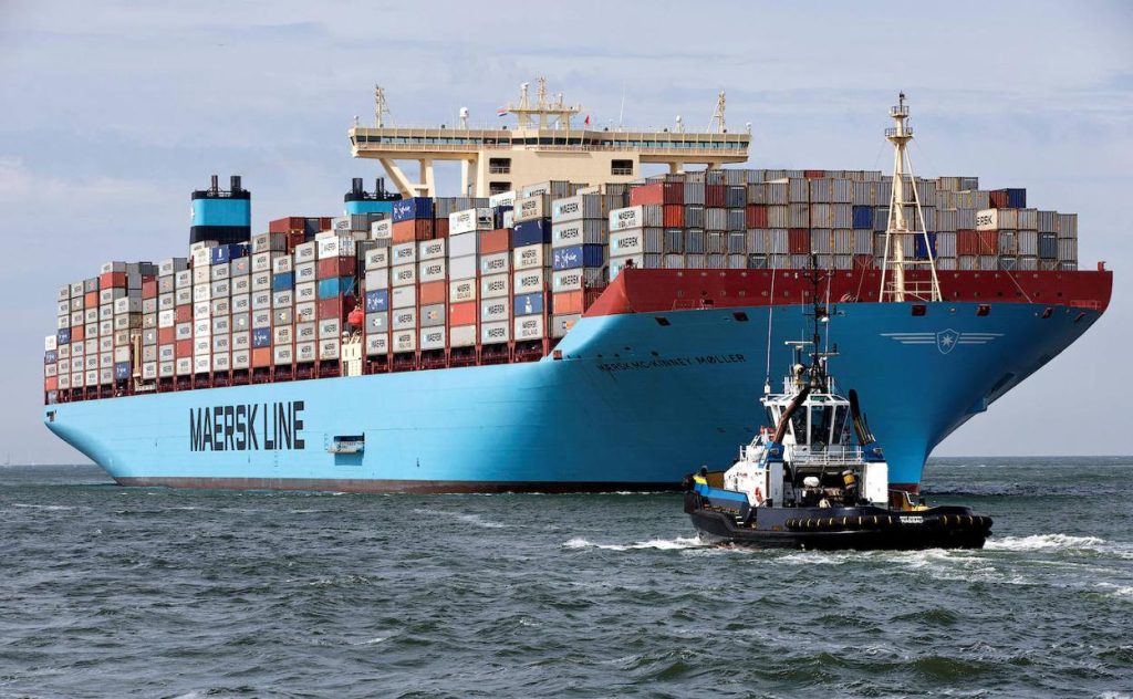 Maersk gana 27.000 millones de euros en el 2022